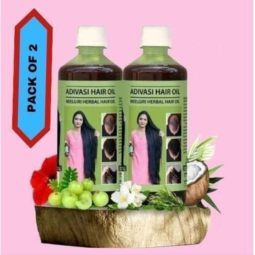 Adivasi Neelgiri Herbal Hair Oill (Pack of 2)